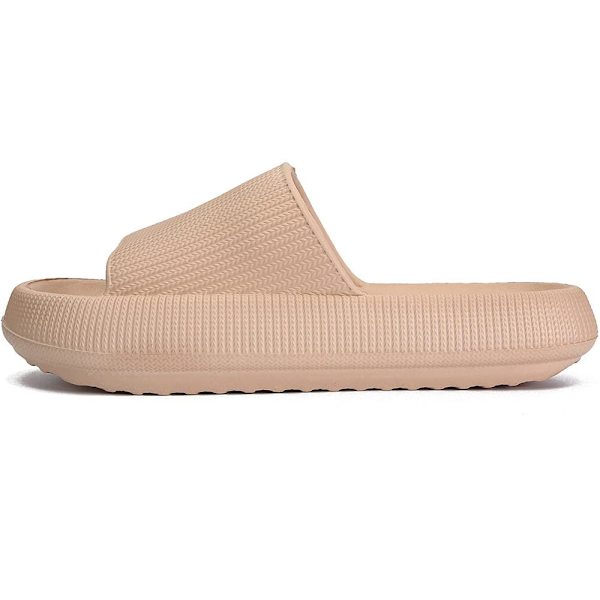 Tofflor Stötdämpande Mjukt EVA Foam Slip-on Beige Beige