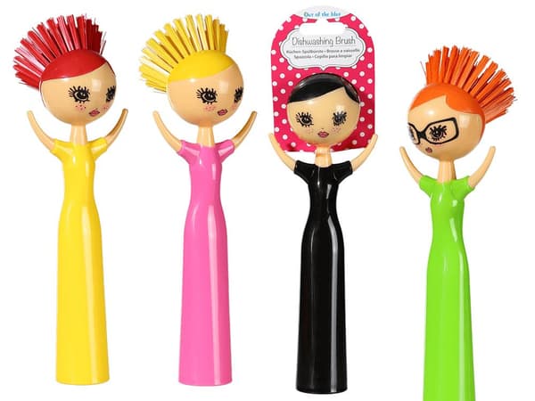 2-pack - Diskborste - Funky Lady - Köksborste - Diska