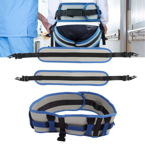 Transferbälte stabilt stöd Uniform Force EVA Transfer- och gångbälte med benöglor för patienter äldre L