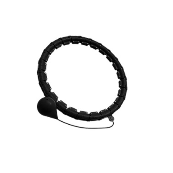 Viktad Smart Hula Hoop - med 24 avtagbara delar Black