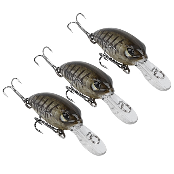 3 st 6 cm/5 g Dykande 3D Ögon Bete Konstgjord Simulation Livsliknande Fiskedrag 6#
