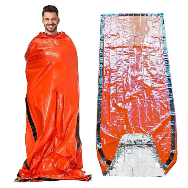 4-Pack Nödsovsäck / Bivvy – Överlevnadssovsäck