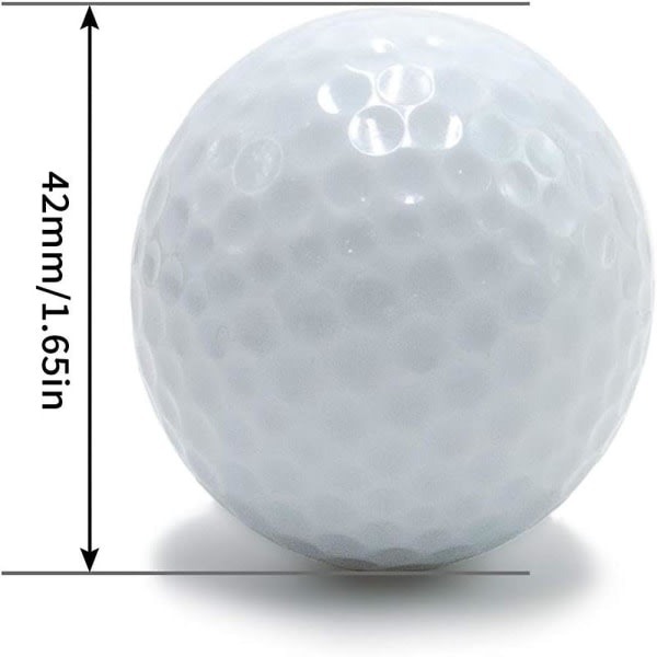 Led Golf Ball Light Up Golf Ball, Glitter Light Up Golf Ball, Night Light Flash, Långvarig lys nattsport, 6 farger for ditt valg