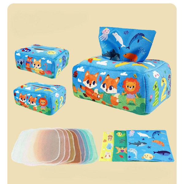 Tissue Box Legetøj Plyslegetøj FOX FOX ræv