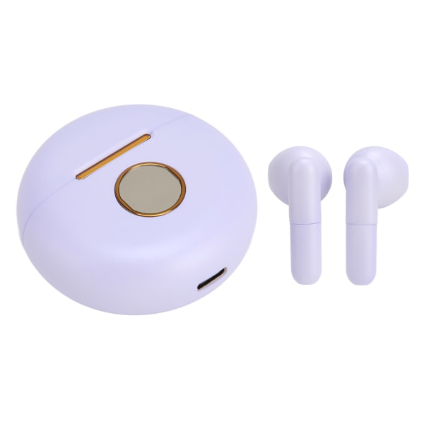 Bluetooth Gaming-øretelefoner Kompakt HiFi-lyd Trådløs gaming-øretelefon til Huawei til IOS Lilla