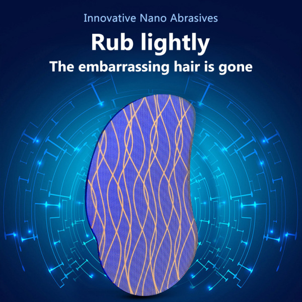 Nano hårfjerner Skånsom hårfjerning uten barbering Klippe hårfjerner for kvinner Eksfolierende hårfjerningsenhet