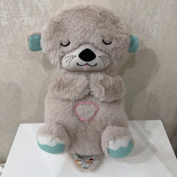 Baby Soothe 'N Snuggle Otter - Otter plyschleksak grå Grå