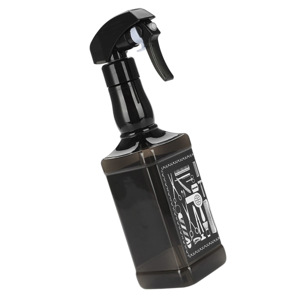 500 ml Plast Frisør Spray Flaske Salon Frisør Hårverktøy Vannsprøyte (svart)