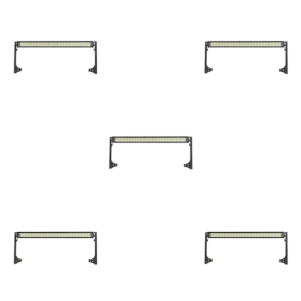 1/2/3/5 Lyssterk LED Lyslist Taklampe for SCX10 D90 1/10 Skala 147mm for Wrangler 147mm for Wrangler 5Set