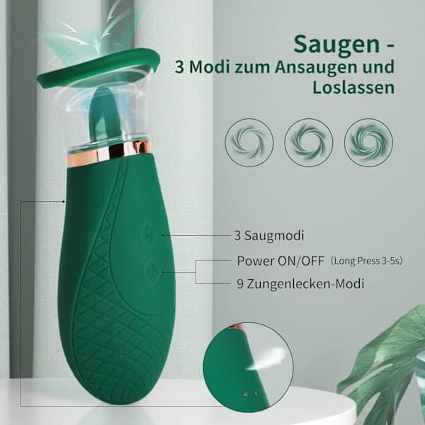 Klitorisstimulator til hende, tungelignende vibrator brystvortestimulator
