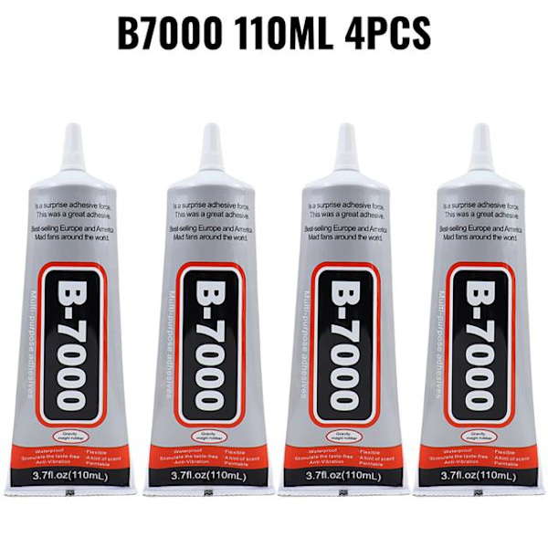 110ML 50ML 25ML 15ML 3ML B7000 Klar Kontaktlim för Reparation av Telefoner Universal Glas Plast DIY Lim B-7000 Med Precisionsapplikator Matches the image B7000 50ML 5PCs