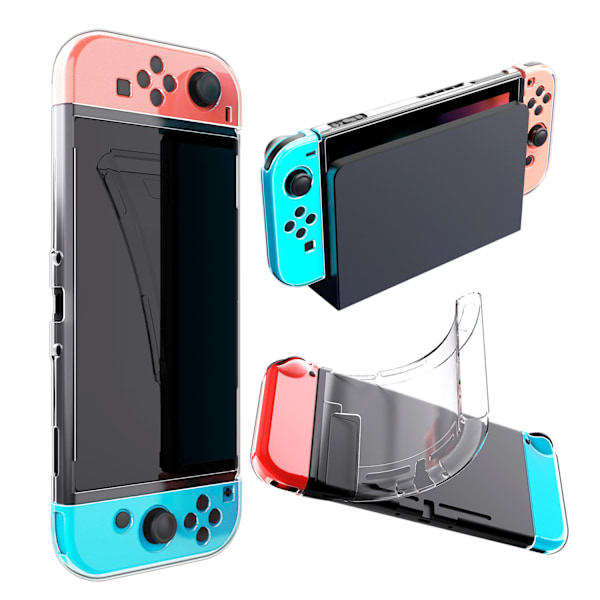 Fodral för Nintendo Switch Transparent TPU Skyddande Fodral