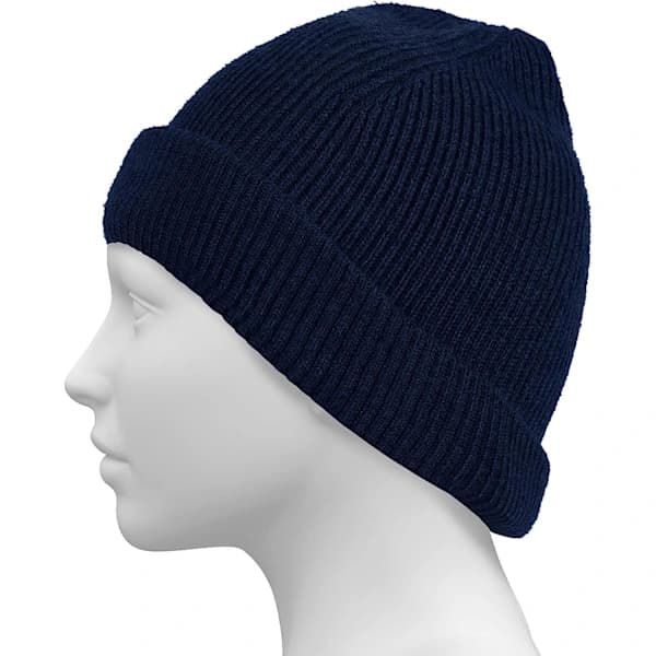 Stickad mössa 100 % merinoull Unisex varma vintermössor
