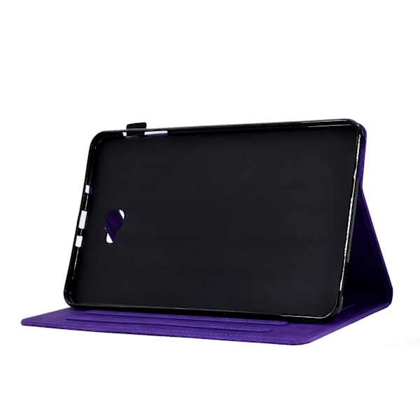 Til Samsung Tab A 10.1 T580/T585 (2016) præget fladt Samsung Galaxy Tab A 10.1 (201 Purple