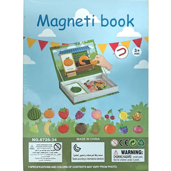 Magneettikirja - Hedelmät—pa