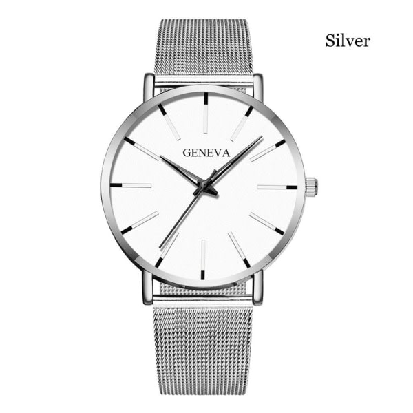 GENEVA Watch Armbåndsur Quartz Silver Silver
