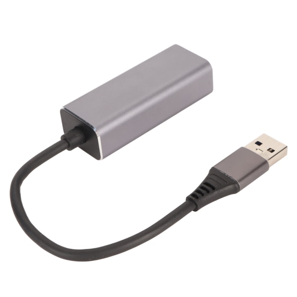 USB til RJ45-adapter 1 Gbps Plug and Play Bærbar aluminiumslegering USB til Ethernet-adapter for bærbar PC-nettbrett