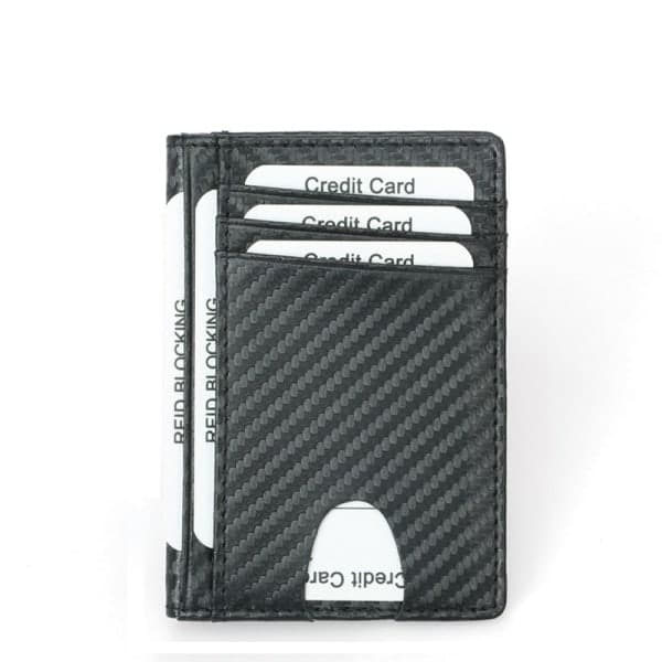 Kortfodral med RFID Svart