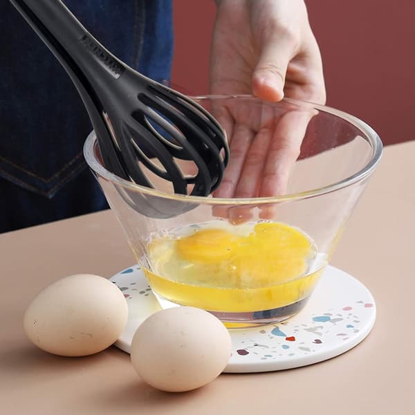 Eggtang, matklyper, multifunksjonell eggvisp, manuell eggvisp, kjøkkeneggvisp, matmikser