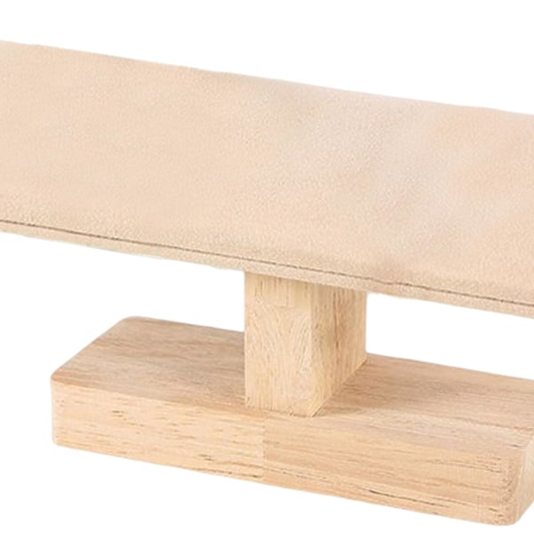 1/2 Bærbar Ur-Display Stativ Smykker Tårne til Soveværelse Gul 20 x 6 x 8cm Yellow 20 x 6 x 8cm 1Set