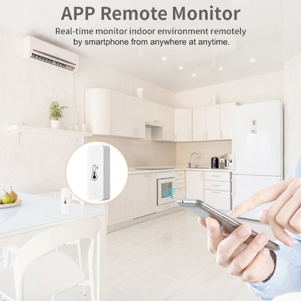 Wifi Temperatur- och Fuktighetssensor Termometer