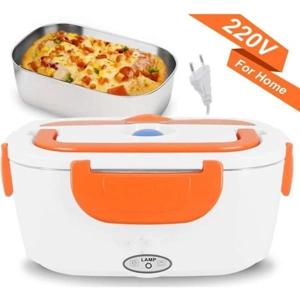 Elektrisk Madkasse 220V 40W - Orange - 1,5 L - Rektangulær - Moderne