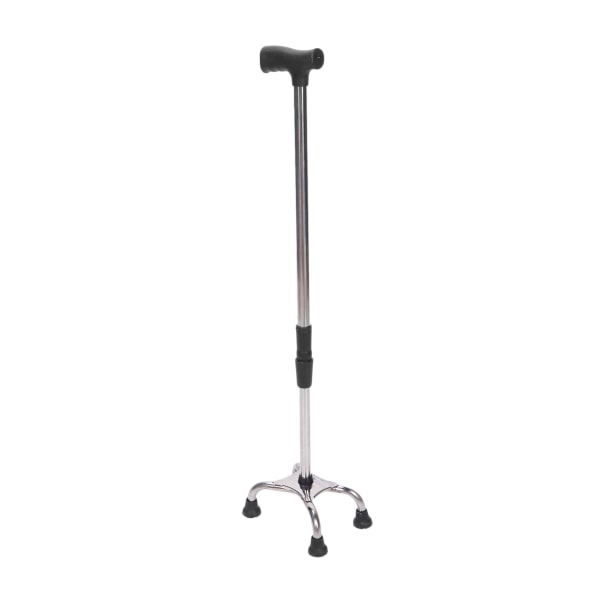 Säädettävä kävelykeppi 4-pohjaisella liukumista estävällä teräsputkella, joustava kävelykeppiavustaja senioreille vammaisille