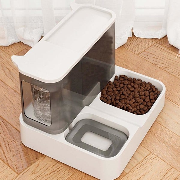 Mat- och vattenautomat för katt och hund 730 730