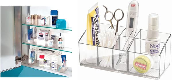 7-tums Med Plus Linus Organizer, Transparent