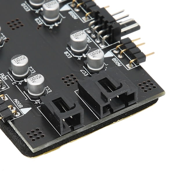 6-vejs splitterhub 4PIN PWM hastighedsregulering 3PIN ARGB lysstyring udvidelseskort SATA-interface