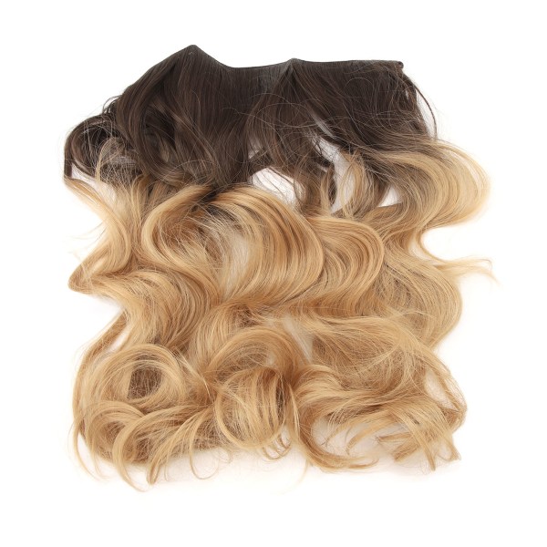 Peruukin pidennysosa naisten pitkä kihara asteittainen värimuutos suuri aaltoinen hius peruukkipala 6T25 M01 18TUUM