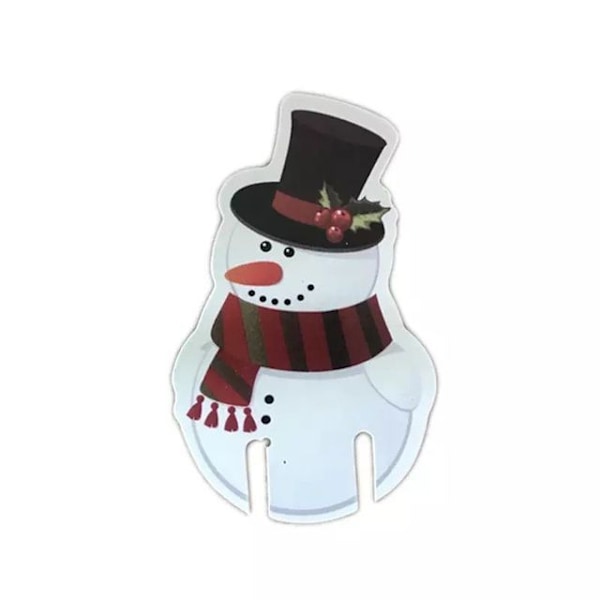 10 stk Julekopkort Julemandshue Vinglas Dekoration Juletræspynt Til Hjemmet Julepynt Festpynt Nytårsgaver Matches the image