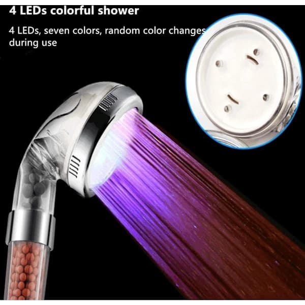 LED Shower Head with 7 Color Changing Shower Spray