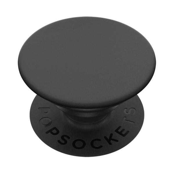 POPSOCKETS Svart Avtagbart Grepp med Ställfunktion