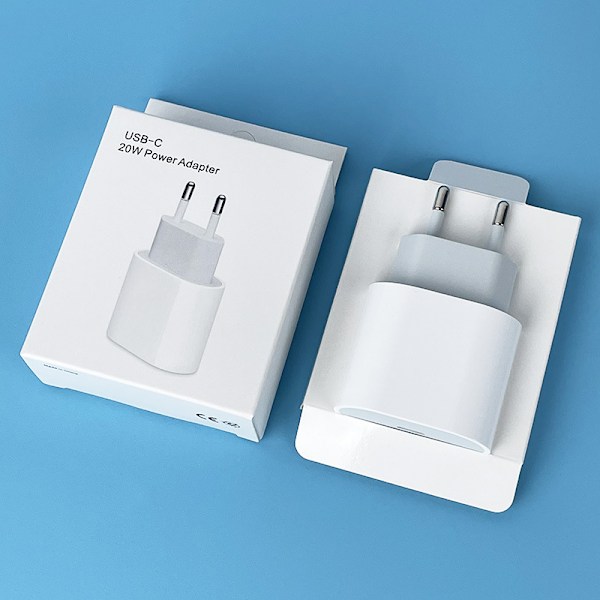pd20w hurtigopladningshoved egnet til iPhone Apple opladersæt europæisk standard mobiltelefonopladningshoved Fast charging cable: 1 meter C to Type C 60W cable [bare wire]