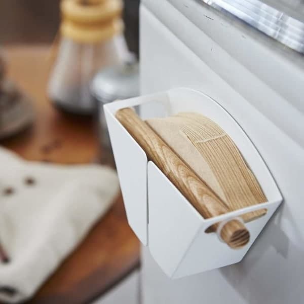 Kaffefilterholder i metall - Hvit