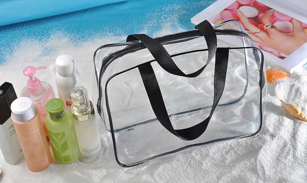 Necessär Gennemsigtig Transparent Makeup Taske - Klar