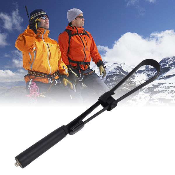 Foldeantenne SMAFemale Dual Band High Gain Walkie Talkie Antenne til Baofeng UV5R