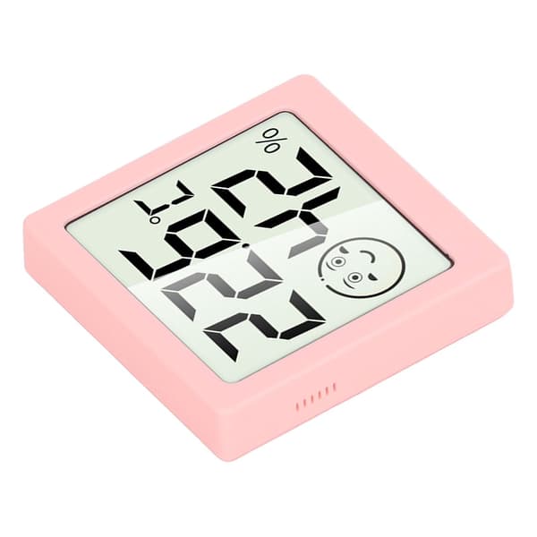 Digital termometer och hygrometer för reptilterrarium - Svart