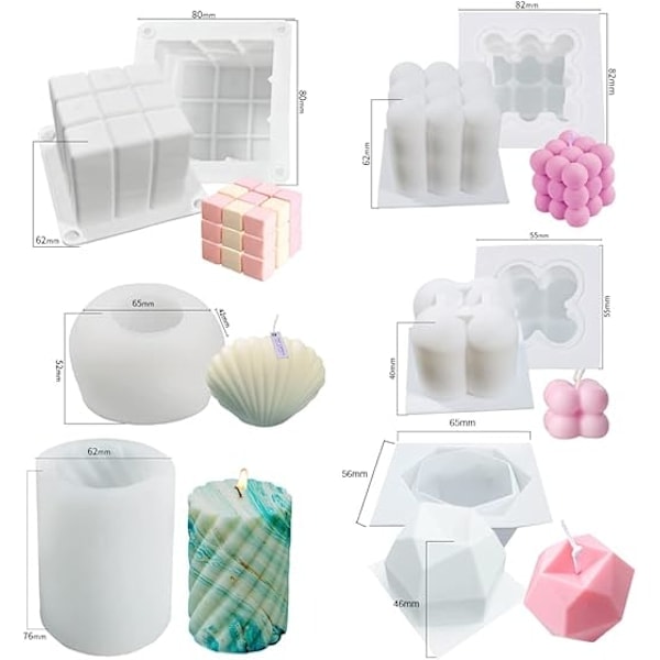 Paris_6-pack 3D DIY-formar - Form - Silikon