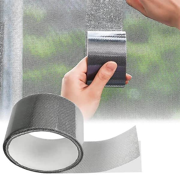 Hyttysverkon korjausteippi 2m harmaa gray
