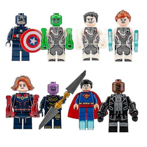 40 stk Avengers Minifigurer Byggeklosser Leksaker Actionfigurer Sett