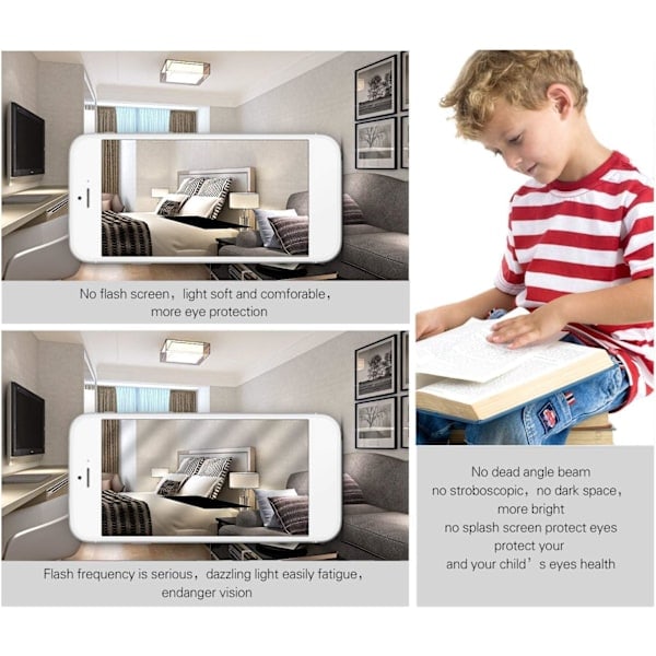 26W LED-lampor, 200W motsvarighet, 3000Lm, 6000K Kallvitt, E27, 3-pack[qb]