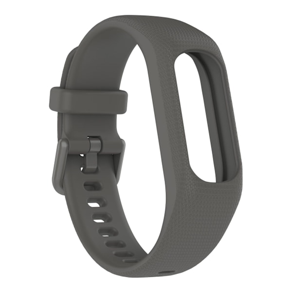 Silikon sportband till Garmin Vivosmart 5 MÖRKGRÅ
