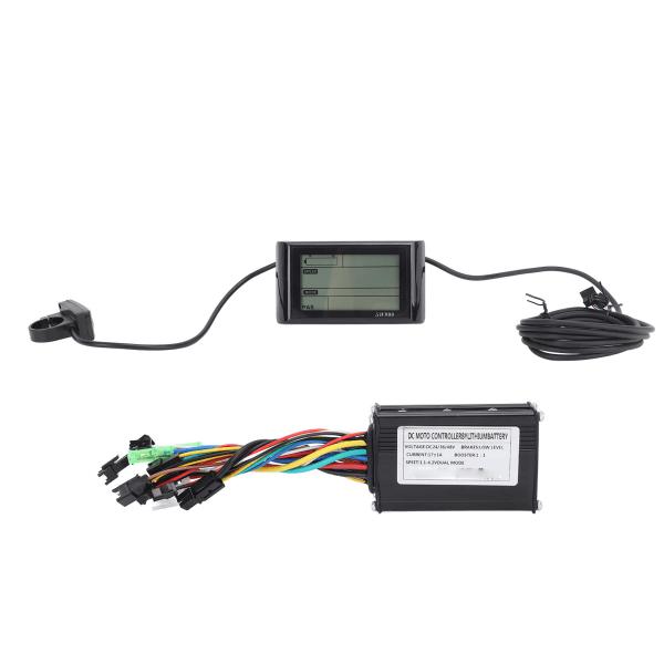 Elcykelkonverteringssæt 3-tilstand 17A-controller SW900 Displaypanel Tommelfingergas FT8C Speed ​​Assist Sensor Motor Controller Kit