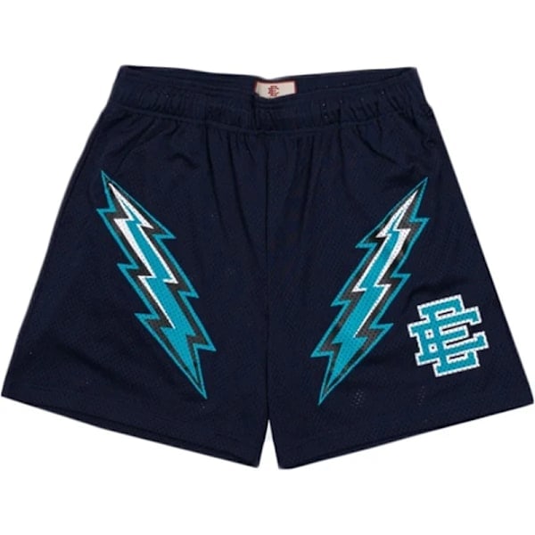 Eric Emanuel Ee Basic Short New York City Skyline Menn Shorts Fitness Sport Bukser Sommer Trening Pustende Basket Short T Navy blue XL_paris