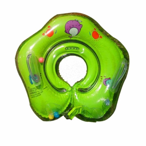 CDQ Baby Neck Float Ring for badkar simning, Sim Float for Green