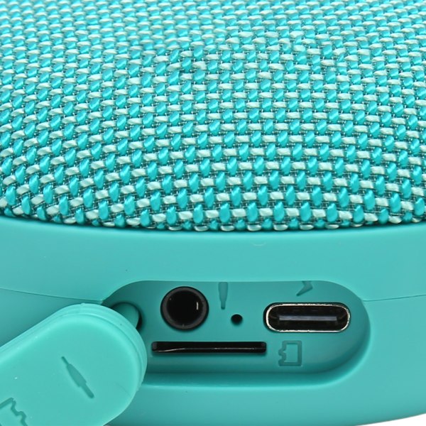 Mini høyttaler IPX6 vanntett Bluetooth 5.2 bærbar trådløs høyttaler for utendørs grønn