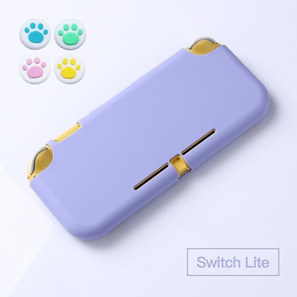 Tpu Soft Skyddsfodral för Nintendo Switch Lite Case Skin Shell Cover Gamepas Videospel Tillbehör för Switch Litepurple