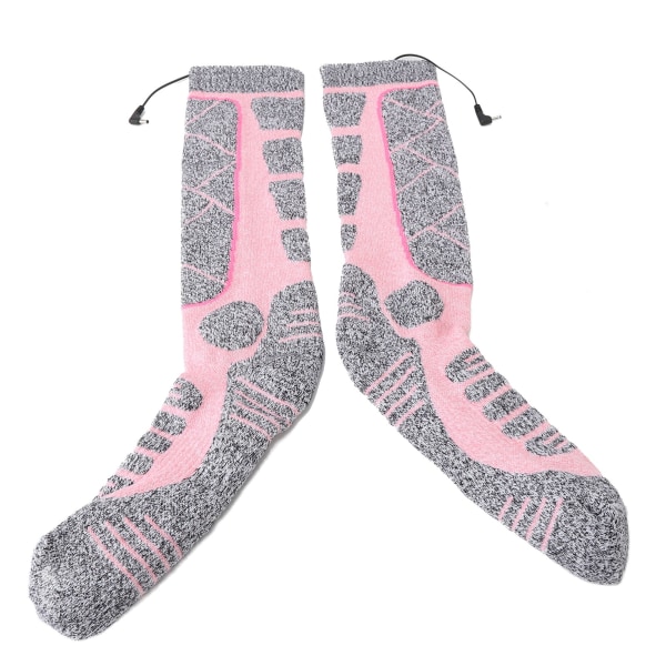 Elektrisk oppvarmede høye sokker justerbare 3 gir temperatur elektroniske føtter varme sokker for eldre vinter